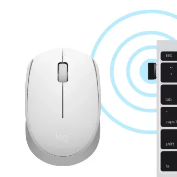 LOGITECH M171 Wireless Maus Off White Emea