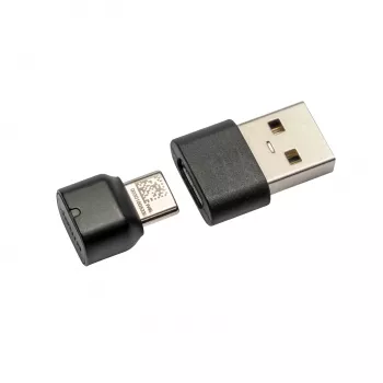 USB-C-Adapter Jabra 14208-38 USB-C-Buchse auf USB-A-Stecker Schwarz