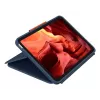 Tastaturhülle Logitech Rugged Combo 4 Touch QWERTZ German Smart Connector Blau für iPad 10. Gen (A16) mit Trackpad Dock 256×195×20 mm