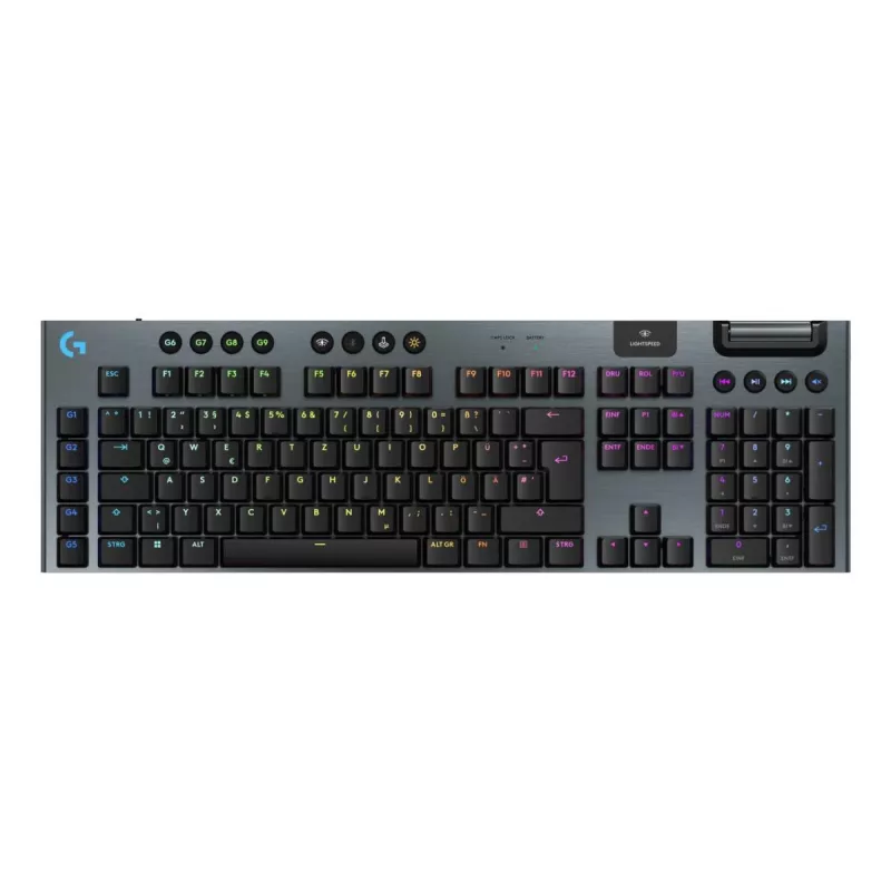 Logitech G G915 X LIGHTSPEED Tastatur Gaming USB RF Wireless Bluetooth QWERTZ Deutsch Schwarz
