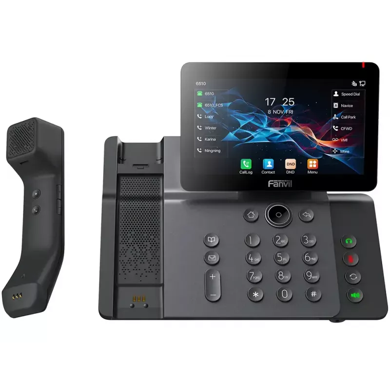 IP-Telefon Fanvil V66 PRO Dunkelgrau 20 Leitungen IPS Wi-Fi Kabelgebundener Hörer