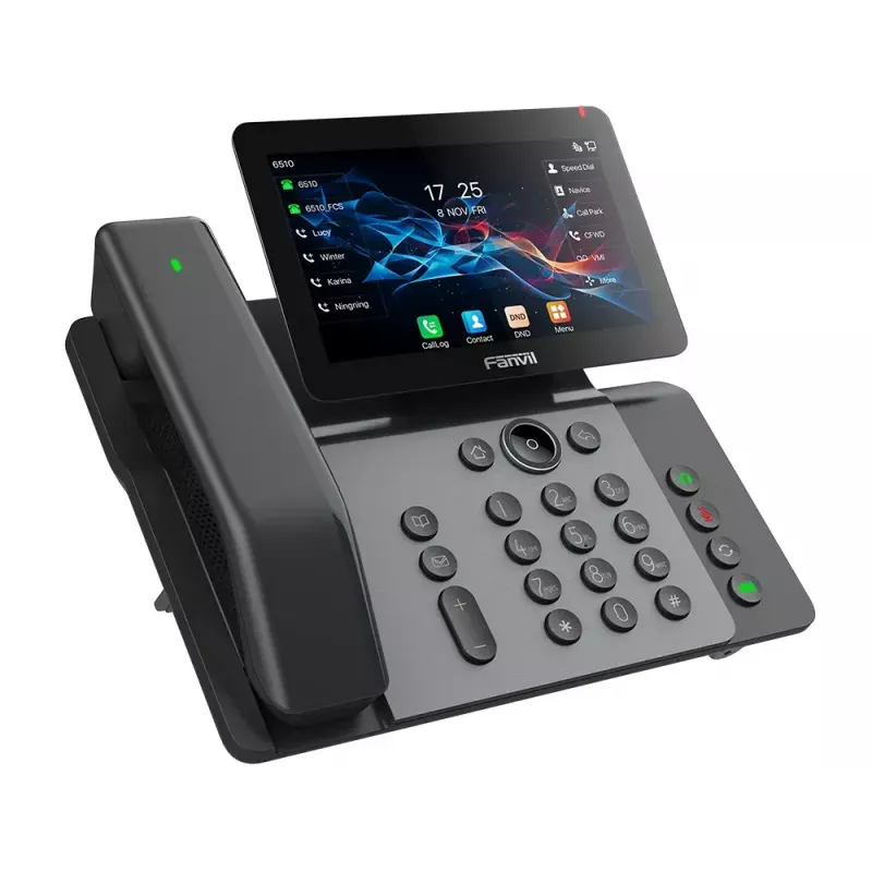 IP-Telefon Fanvil V66 PRO Dunkelgrau 20 Leitungen IPS Wi-Fi Kabelgebundener Hörer