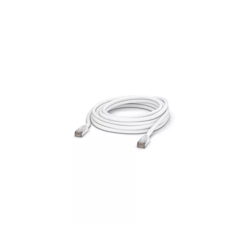 Netzwerk-Patchkabel UBIQUITI UACC-CABLE-PATCH-OUTDOOR-8M-W RJ-45 Cat5e 8 m Weiß