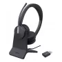 Yealink WH64 Hybrid Dual mit Ladestation Teams-Headset