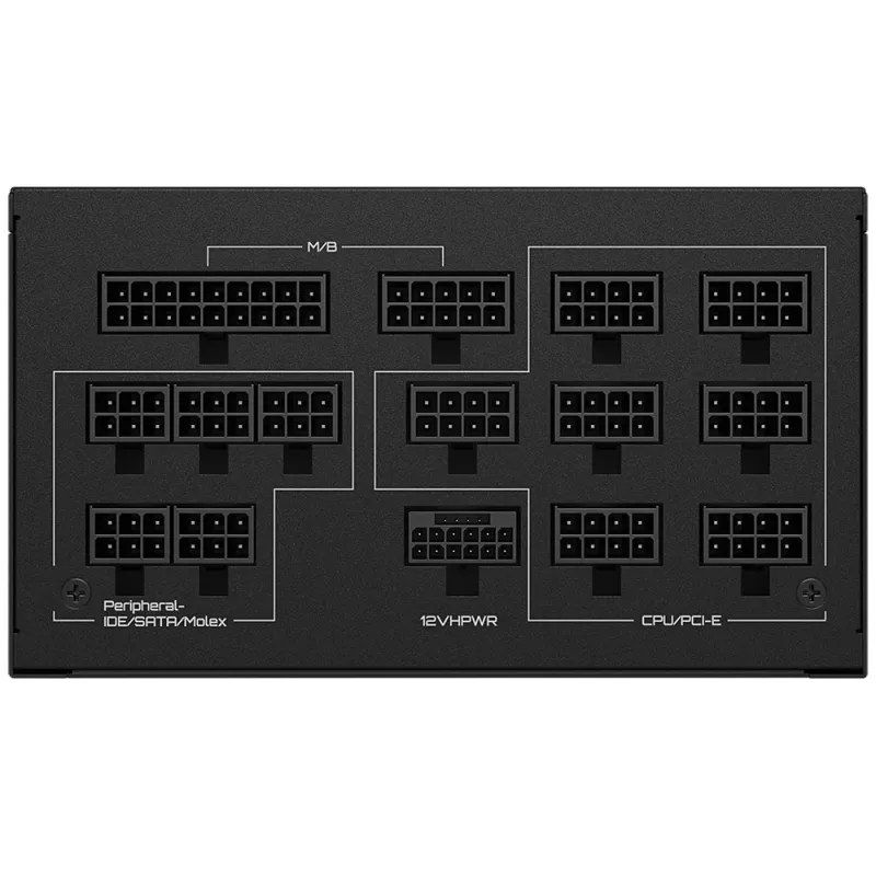 GIGABYTE UD1300GM PG5 Netzteil 1300 W 20+4 Pin ATX ATX Schwarz
