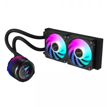 All-in-One-Flüssigkeitskühler GIGABYTE AORUS WATERFORCE X II 240 2x120mm ARGB Lüfter