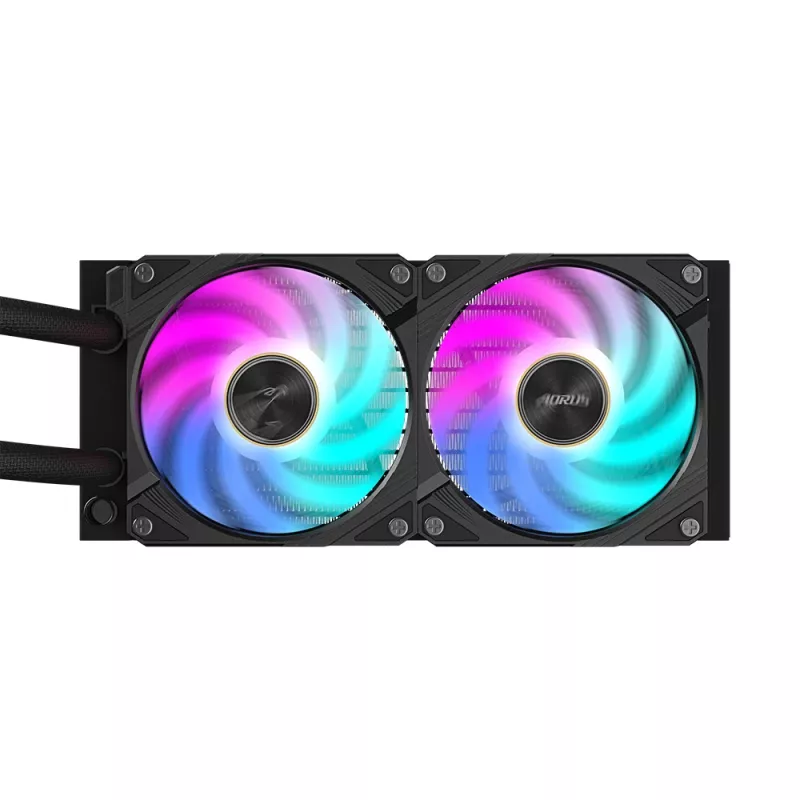 All-in-One-Flüssigkeitskühler GIGABYTE AORUS WATERFORCE X II 240 2x120mm ARGB Lüfter