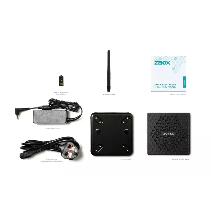 Zotac ZBOX CI337 nano Barebone-Mini-PC, Intel N100