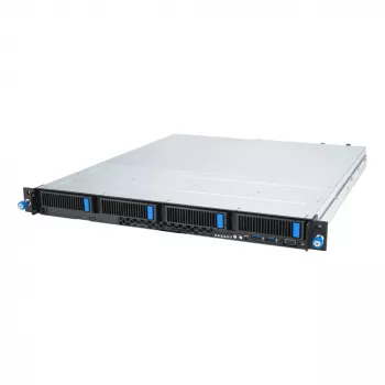 Rack-Server ASUS RS300-E12-RS4, 1U, Intel C262, LGA1700, Xeon E-2400, 4x Hot-Swap 3,5-Zoll-Einschübe, 450W Netzteil, DDR5 UDIMM bis zu 128 GB