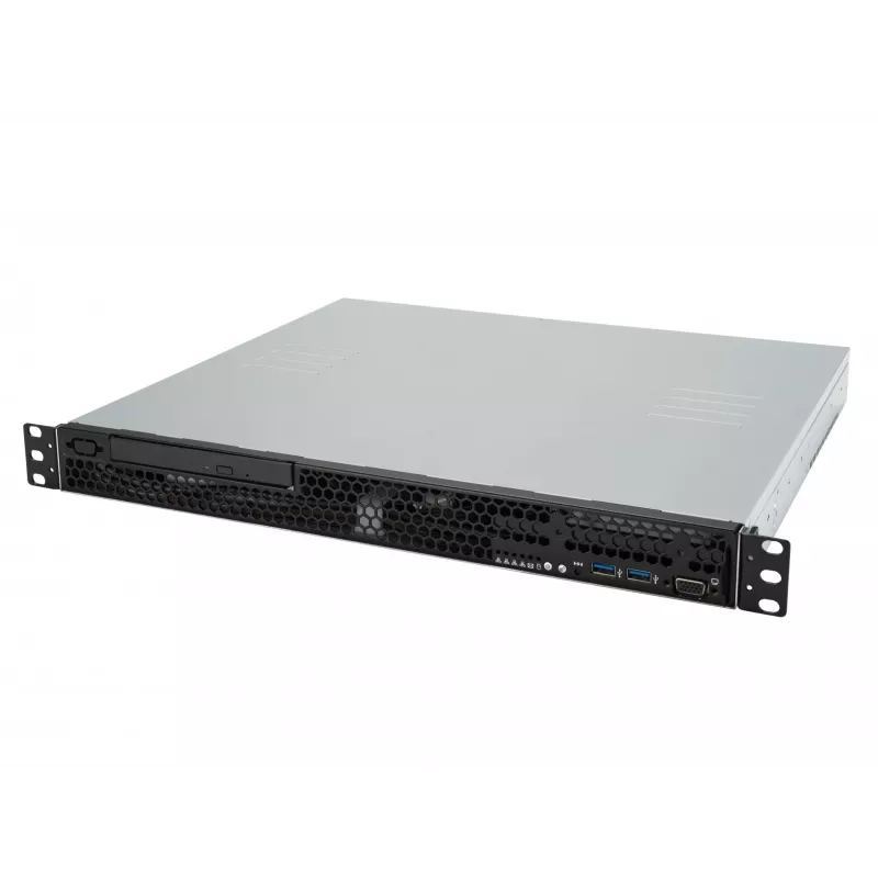 Rack-Server ASUS RS100-E11-PI2, Intel C252, LGA 1200, 1U, 4 DIMM, DDR4 bis 128 GB, 350 W Netzteil, 2x RJ-45, M.2