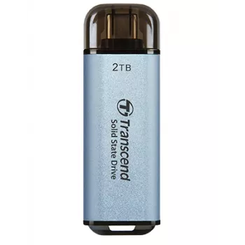 TRANSCEND Esd300c - 2TB Portable SSD - USB Typ-C - 3D NAND Flash - Himmelblau