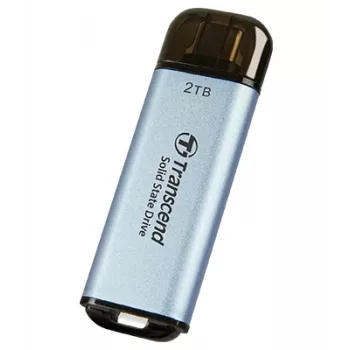 TRANSCEND Esd300c - 2TB Portable SSD - USB Typ-C - 3D NAND Flash - Himmelblau