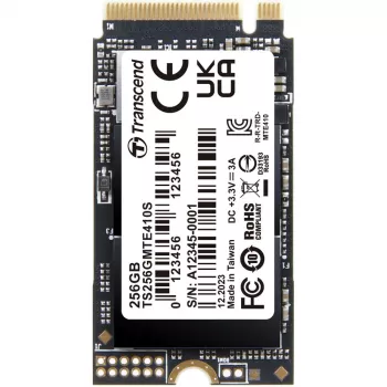 SSD-Festplatte Transcend 256 GB M.2 PCI Express 4.0 NVMe 3D NAND TS256GMTE410S