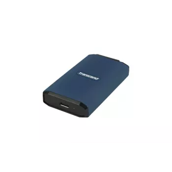 TRANSCEND SSD - Esd410c Tragbares Laufwerk - 4 TB - USB Typ C / A - Dunkelblau