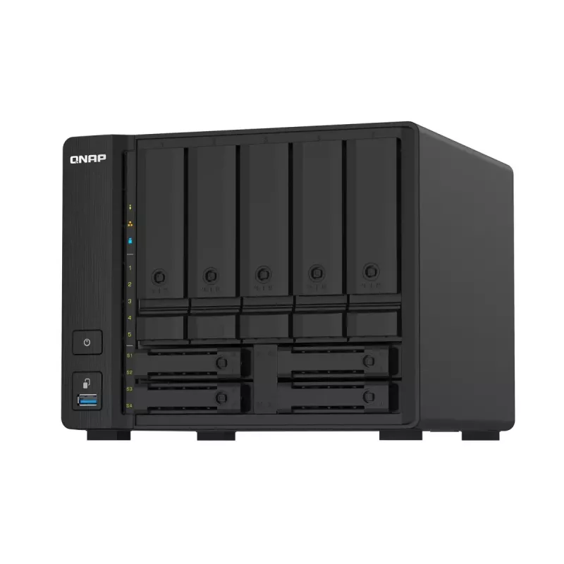 QNAP TS-932PX NAS Tower Annapurna Labs Alpine AL-324 4 GB DDR4 0 TB QNAP Turbo System Schwarz