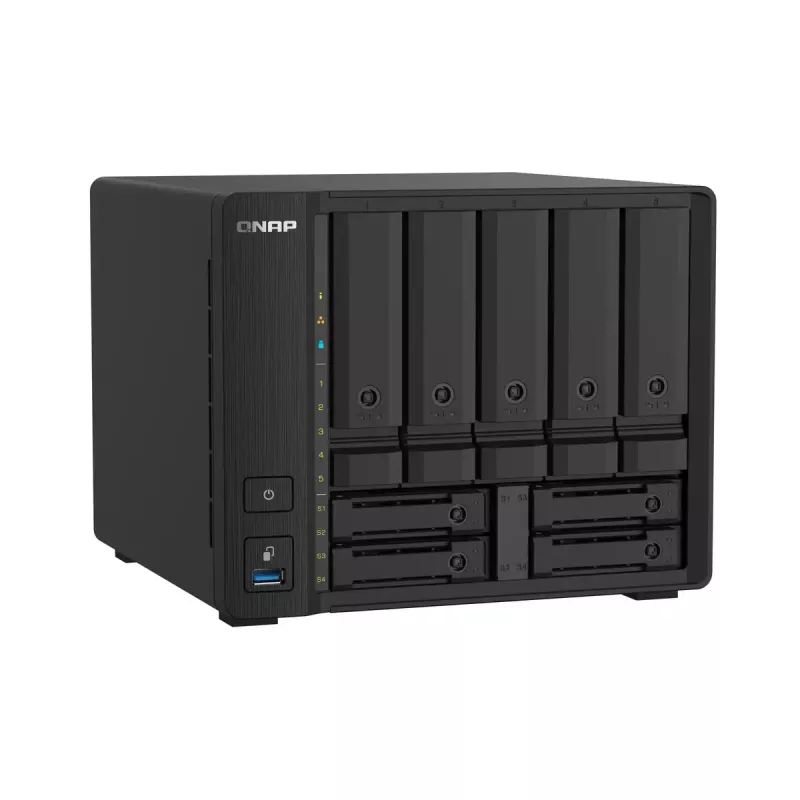 QNAP TS-932PX NAS Tower Annapurna Labs Alpine AL-324 4 GB DDR4 0 TB QNAP Turbo System Schwarz