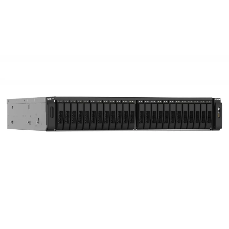 QNAP TS-h2490FU NAS Rack (2U) EPYC 7302P 256 GB DDR4 0 TB QuTS hero Schwarz, Grau
