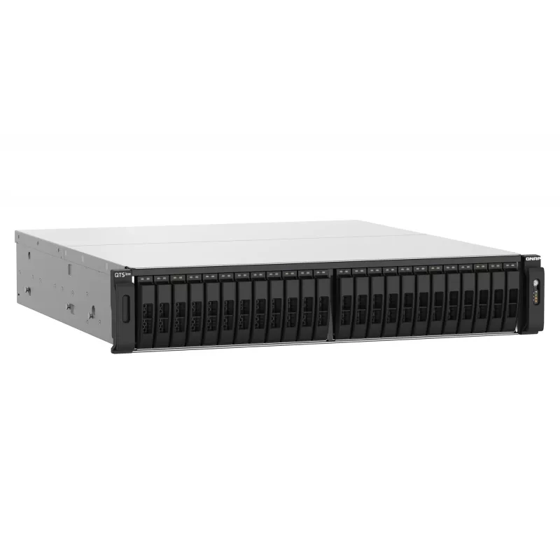 QNAP TS-h2490FU NAS Rack (2U) EPYC 7302P 256 GB DDR4 0 TB QuTS hero Schwarz, Grau