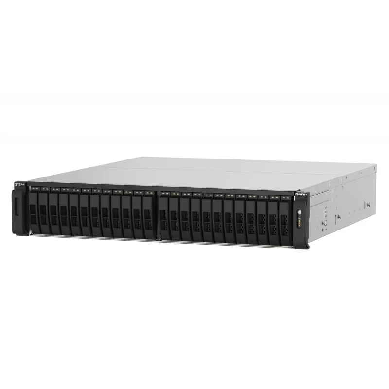 QNAP TS-h2490FU NAS Rack (2U) EPYC 7302P 256 GB DDR4 0 TB QuTS hero Schwarz, Grau