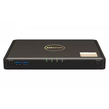QNAP TBS-464 NAS Desktop Intel® Celeron® N5105 8 GB DDR4 0 TB QNAP Turbo System Schwarz