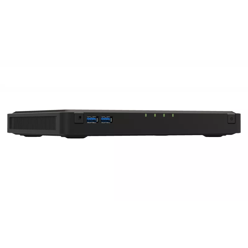 QNAP TBS-464 NAS Desktop Intel® Celeron® N5105 8 GB DDR4 0 TB QNAP Turbo System Schwarz