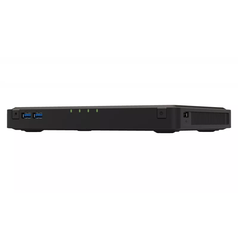 QNAP TBS-464 NAS Desktop Intel® Celeron® N5105 8 GB DDR4 0 TB QNAP Turbo System Schwarz