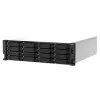 QNAP TS-H2287XU-RP NAS Rack (3U) Intel Xeon E E-2378 64 GB DDR4 0 TB QuTS hero Schwarz, Weiß