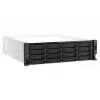 QNAP TS-h2287XU-RP NAS Rack (3U) Intel Xeon E E-2336 32 GB DDR4 0 TB QuTS hero Schwarz, Weiß
