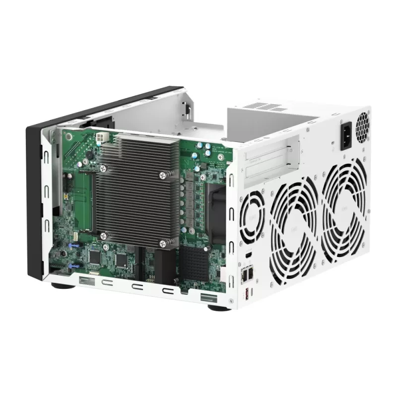 QNAP TVS-h874X NAS Tower Intel® Core™ i9 64 GB DDR4 0 TB QuTS hero Schwarz