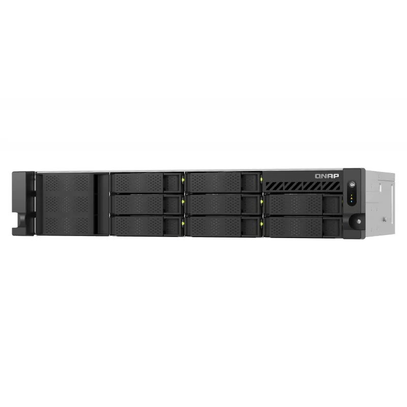 QNAP TS-855EU-8G NAS/Storage Server Rack (2U) Intel Atom® C5125 8 GB DDR4 0 TB QuTS hero Schwarz