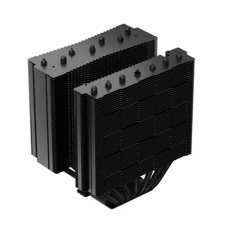 Luftkühler DeepCool ASSASSIN IV VC VISION — Dual-Lüfter 120/140 mm, 300 W TDP, 7 Heatpipes, LGA115x/LGA1200/LGA1700/LGA20xx kompatibel, Schwarz