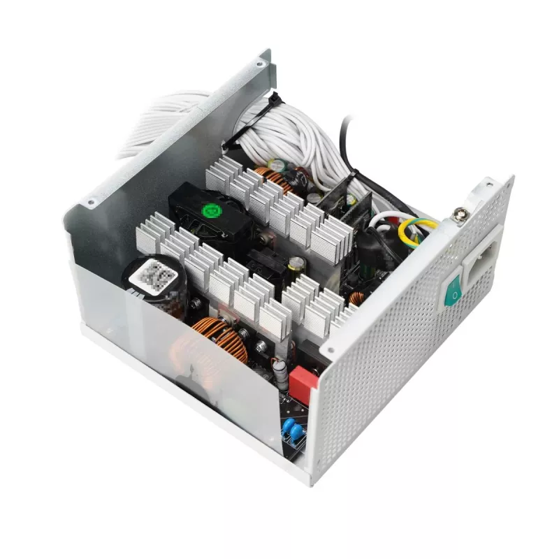 Netzteil DeepCool PL750D WH — 750 W, ATX 20+4-Pin, 80 PLUS Bronze, 120-mm-Lüfter, weiß