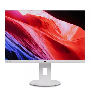 Lenovo C24d-20 Computer-Monitor 61 cm (24 Zoll) 1920 x 1200 Pixel Full HD LED Grau, Weiß