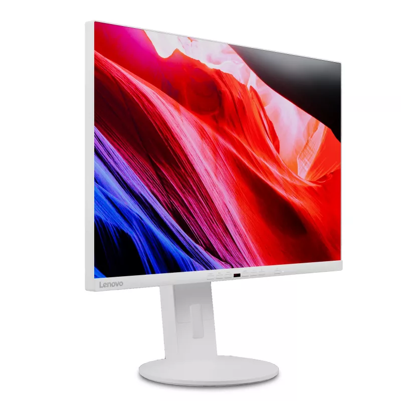 Lenovo C24d-20 Computer-Monitor 61 cm (24 Zoll) 1920 x 1200 Pixel Full HD LED Grau, Weiß