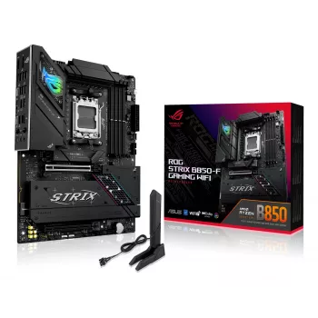 Motherboard ASUS ROG STRIX B850-F GAMING WIFI — AMD B850, Sockel AM5, ATX, DDR5, 4×M.2, Wi‑Fi 7, 2.5Gb LAN