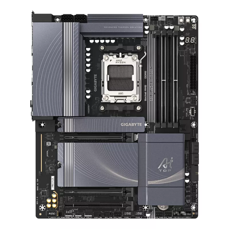 Motherboard GIGABYTE B850 AI TOP, AMD B850, Sockel AM5, ATX