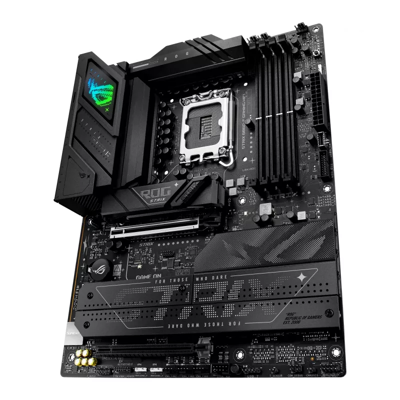 Motherboard ASUS ROG STRIX B860-F GAMING WIFI — Intel B860, LGA 1851, ATX, DDR5, 4x DIMM, Wi‑Fi 7, 2.5Gb LAN, 4x M.2
