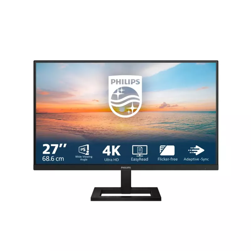 Philips 1000 series 27E1N1900AE/00 Computer Monitor 68,6 cm (27 Zoll) 3840 x 2160 Pixel 4K Ultra HD LCD Schwarz