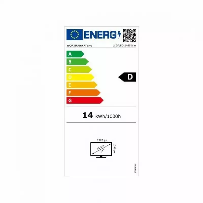 TERRA 3030222 Computermonitor 60,5 cm (23,8 Zoll) 1920 x 1080 Pixel Full HD LCD Weiß