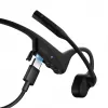 Headset Shokz OpenComm2 UC 2025 — kabelloses Knochenschall-Ohrhörer-Headset, 16 h Sprechzeit, USB Typ-A/Typ-C, ANC, 29 m Reichweite, schwarz