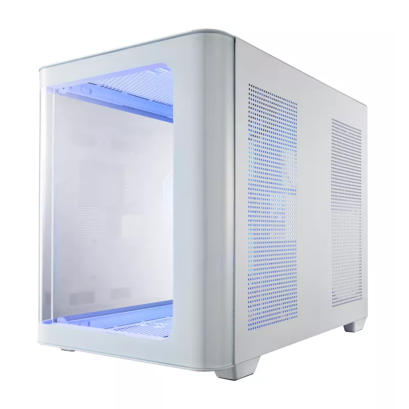 FSP S380-WA Gehäuse Mini Tower mITX, mATX Weiß ARGB