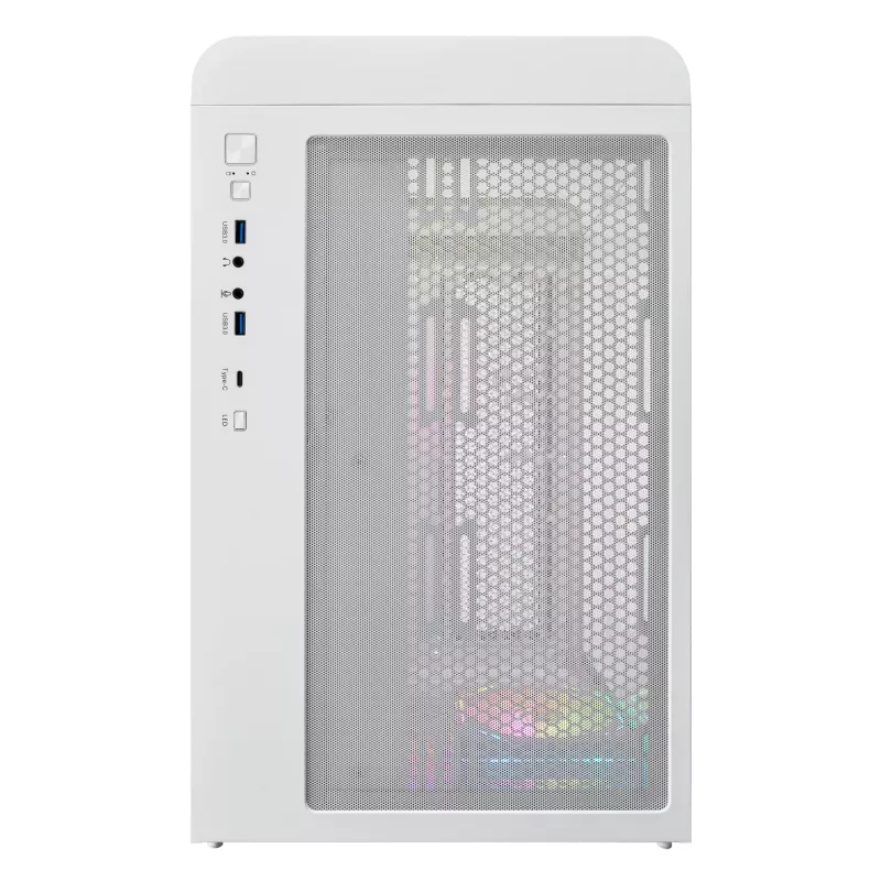 FSP S380-WA Gehäuse Mini Tower mITX, mATX Weiß ARGB