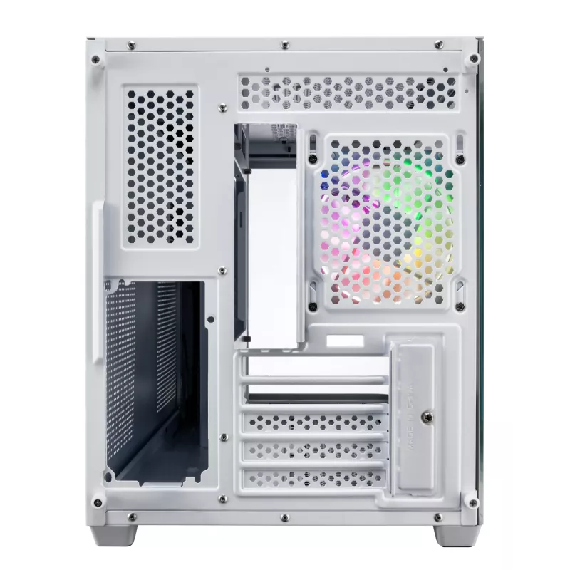 FSP S380-WA Gehäuse Mini Tower mITX, mATX Weiß ARGB