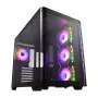 FSP M580-BA Gehäuse Midi Tower mITX, mATX Schwarz ARGB
