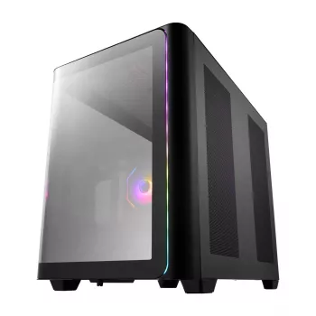 FSP M580-BA Gehäuse Midi Tower mITX, mATX Schwarz ARGB