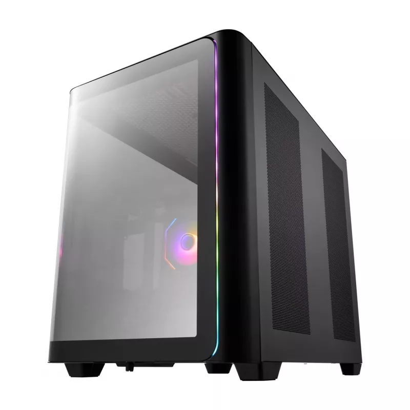 FSP M580-BA Gehäuse Midi Tower mITX, mATX Schwarz ARGB