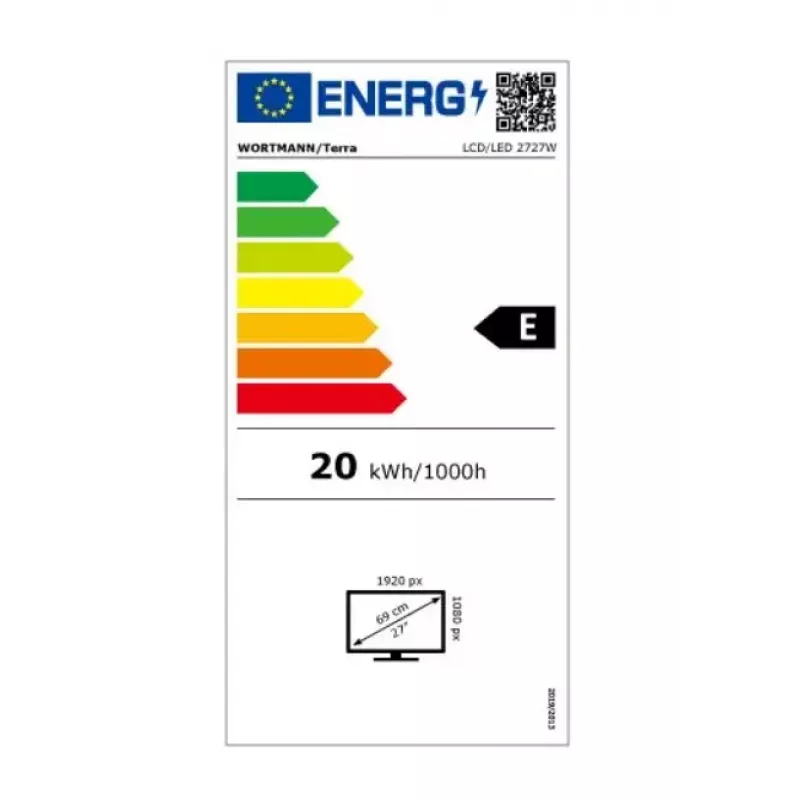 TERRA 3030229 Computermonitor 68,6 cm (27 Zoll) 1920 x 1080 Pixel Full HD LED Schwarz