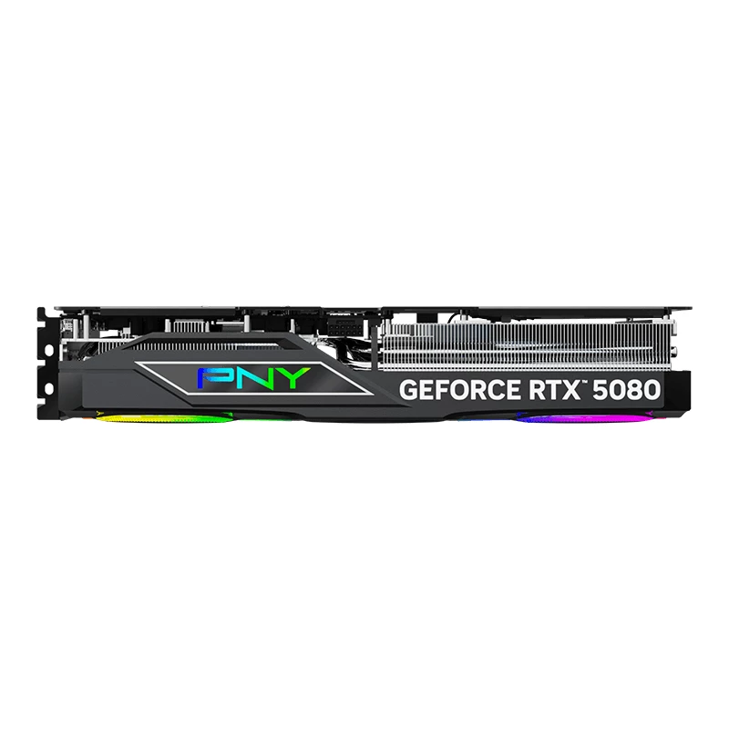PNY GeForce RTX 5080 16GB ARGB Overclocked Triple Fan - 16GB GDDR7 - DisplayPort 2.1b / HDMI 2.1b