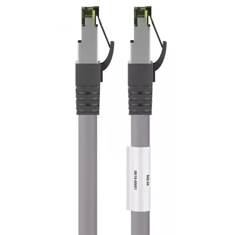 Netzwerkkabel Goobay CAT 8.1 Patchkabel RJ-45 Cat8.1 2m Grau