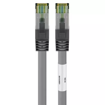 Netzwerkkabel Goobay CAT 8.1 Patchkabel RJ-45 Cat8.1 2m Grau